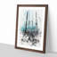 Misty Forest - Picture Frame Painting Print-56741278-56741283