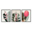 "Stupell Industries Modern Tropical Plants", ensemble de 3 toiles murales par Ros Ruseva-91310178