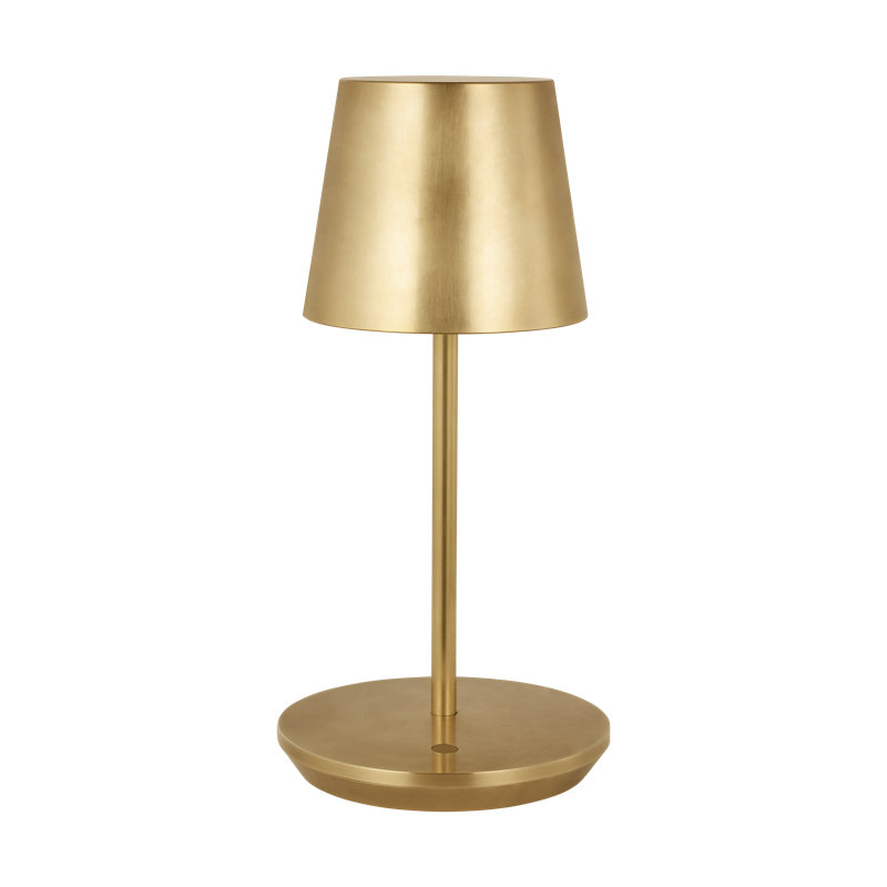 Nevis Short Accent Rechargeable Table Lamp, Gold