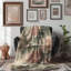 Shabby Elegance Flowers - couverture de qualité supérieure 1 pièce-98968134