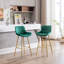Two Pieces Bar Stools, Modern Kitchen Counter Stool With Metal Leg, Modern Barstool For Home