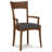 Ingrid 19.25'' H Upholstered Cherry Armchair-22354361-22557500