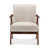 Cream Faux Leather