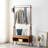 Parowan Wood Clothes Rack Closet Systems Storage Shelves Garment Hanging-678245904