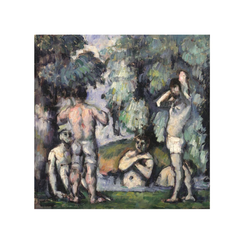 The Five BathersPaul Cézanne Giclee Print, 28" H x 22" W