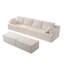 Canapé modulaire sans ossature avec deux poufs-1205854947