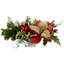 Large Poinsettia Centerpiece, Red - 14 x 7Inches
