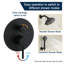 Système de douche complet à deux fonctions Bath avec valve brute