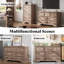Commode double en bois 7 tiroirs Coghiel-105513580