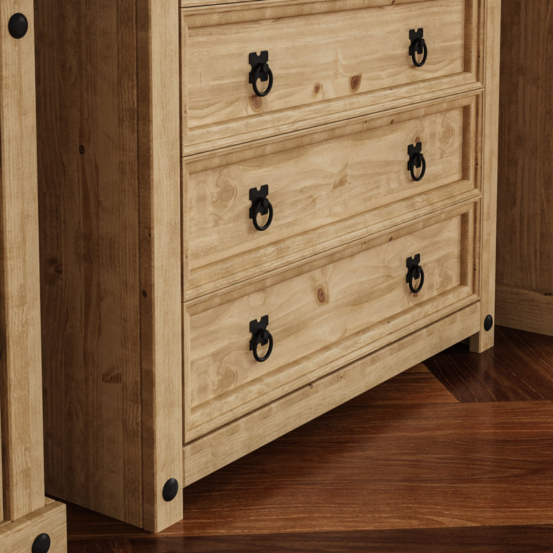Harold Solid Wood Piece Bedroom Set