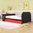 Wood Daybed with Trundle,Desk and USB-568570065