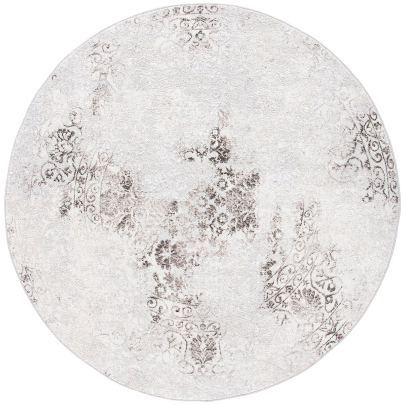 Zakaria Performance Oriental Rug, Round 6'7"