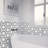 Perpetuo 8" x 9" Glazed Porcelain Hexagon Decorative Accent Wall Tile-71440869