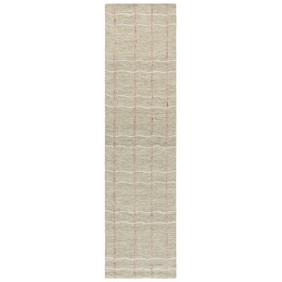 Metro Hand Tufted Wool; Cotton Abstract Indoor Rug