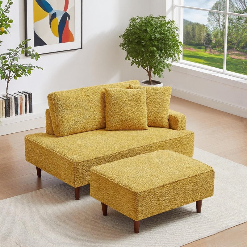 Méridiennes Lounges + Ottman, Jaune