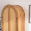 Armoire de rangement arquée en rotin avec tablettes réglables, multifonctionnelle pour la cuisine, la salle de bain et le salon