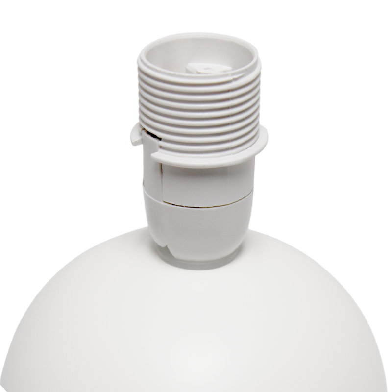 Amishi Ceramic Table Lamp, Off White, No