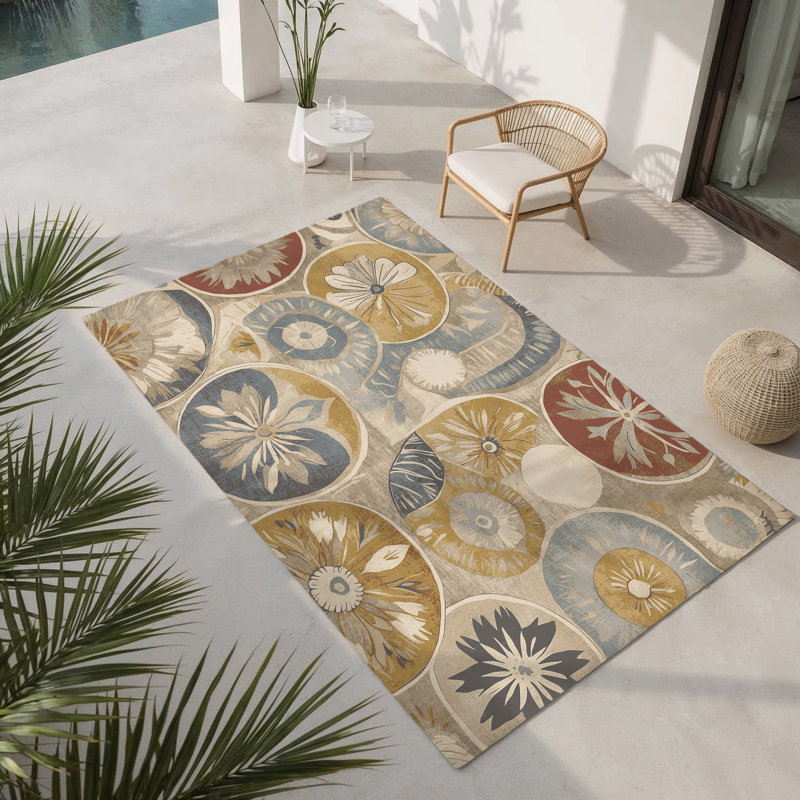 Tapis intérieur et extérieur Vibrant Dash, Rectangle 9 pi x 12 pi