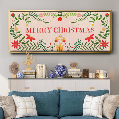 Twelve Days Collection D- Framed Canvas