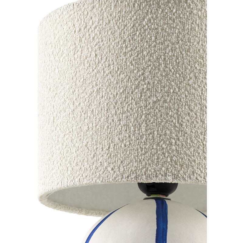 Kowal Kinki Table Lamp, Cream/Navy