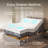 Adjustable Bed With 10" Memory Mattress Included Massage, Usb, Underbed Light, Wireless Remote & App Control-101889956