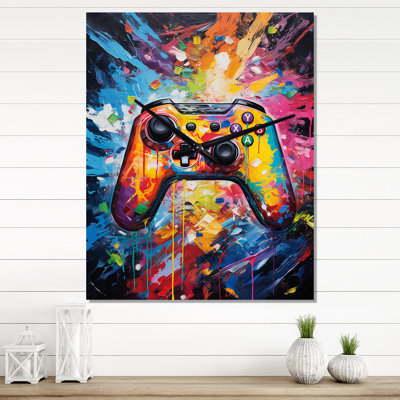 Colorful Video Game Retro Reload - Entertainment Wall Clocks