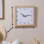Apia 15.75'' Solid + Manufactured Wood Wall Clock