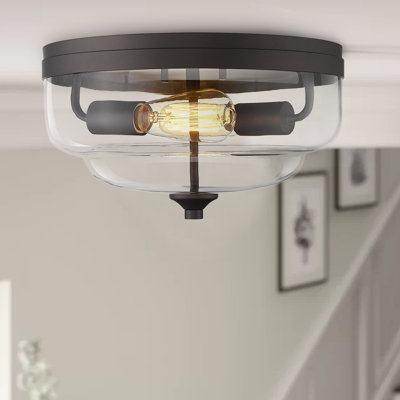 Plafonnier encastré en verre Zent