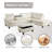 3-piece Synthetic Leather Sectional Sofa-436734143