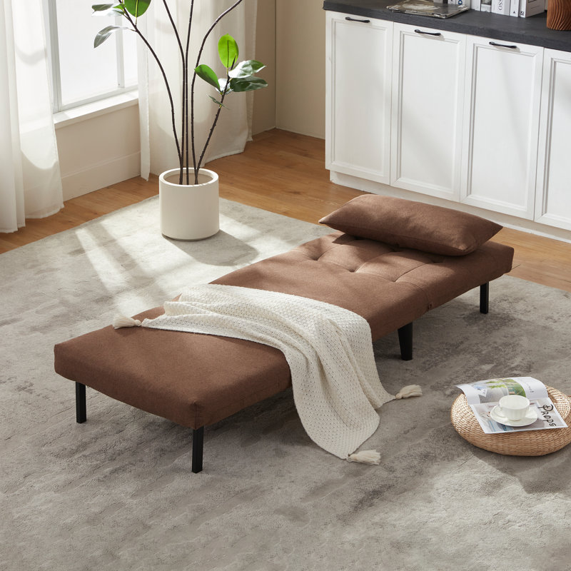 Upholstered Accent Chair, single, Brown