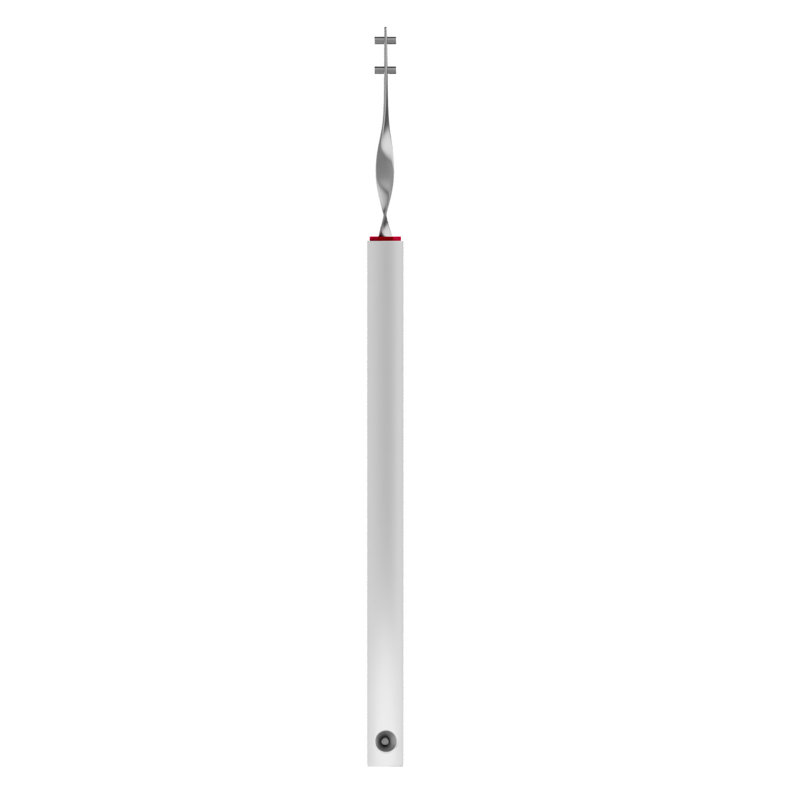  Balance d'inclinaison blanche, roulement rouge, longueur de tube de 35 po