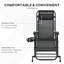 Ensemble de chaises berçantes d'extérieur 2 pièces, chaise berçante inclinable et inclinable pliable avec coussin, porte-gobelet et téléphone, conception combinée avec pieds pliants