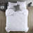 Oversized White Bedding Sets, Down Alternative Comforter, Soft, Wrinkle-resistant For Full/queen Beds
