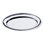 Oval Serving Plate with Reinforced Edge L: 19-5/8" W: 13-3/4"