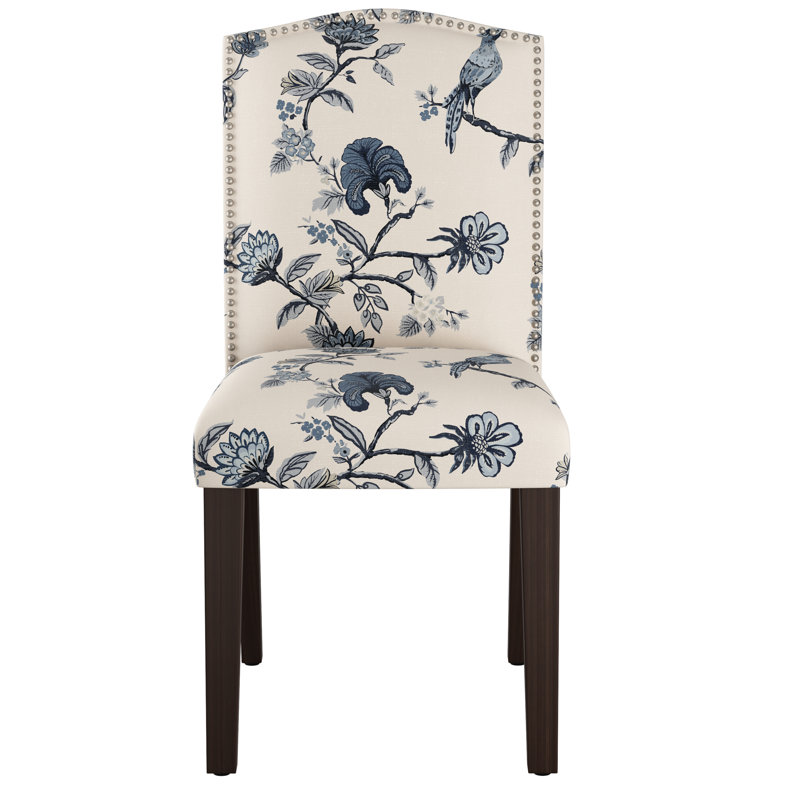 Chaise en coton Azzurro, Indigo Shaana, Espresso