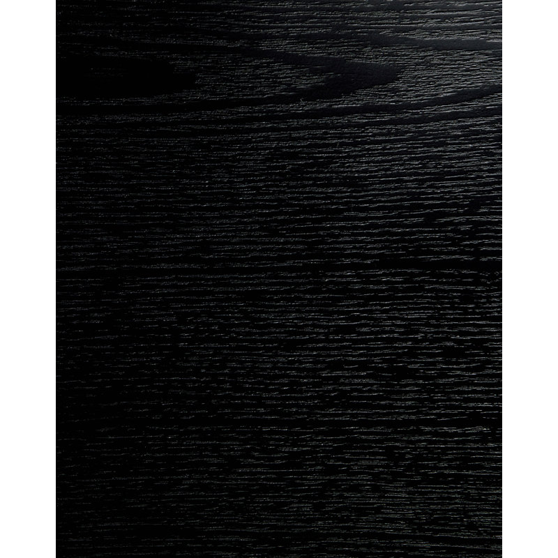 42cm H Solid Wood Side Chair, Black