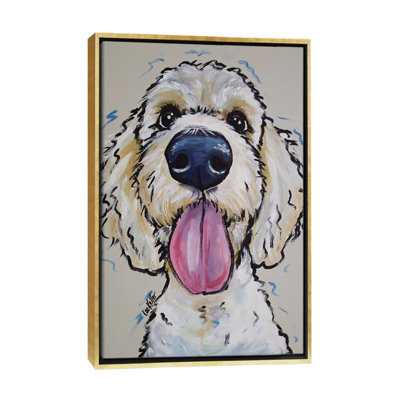 " Goldendoodle Murphy Whimsical " by Hippie Hound Studios
