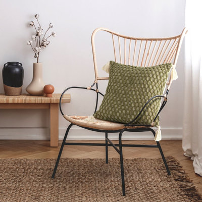 Gehl Indoor / Outdoor Geometric Square Euro Cushion Cover