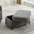 40.53" W Upholstered Swivel Accent Armchair With Storage Ottoman-1273000557