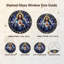 Panneau de vitrail Sacred Heart - 7,8H-491881181