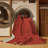 Machine Washable Solid Brown Area Rug-1890756583