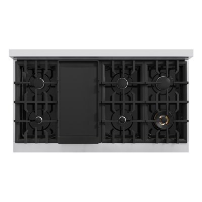 48" Natural Gas Cooktop with 7 Burners