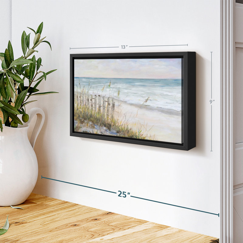 Plage «Mist Ocean View Canvas Print», H 9 po x l 13 po