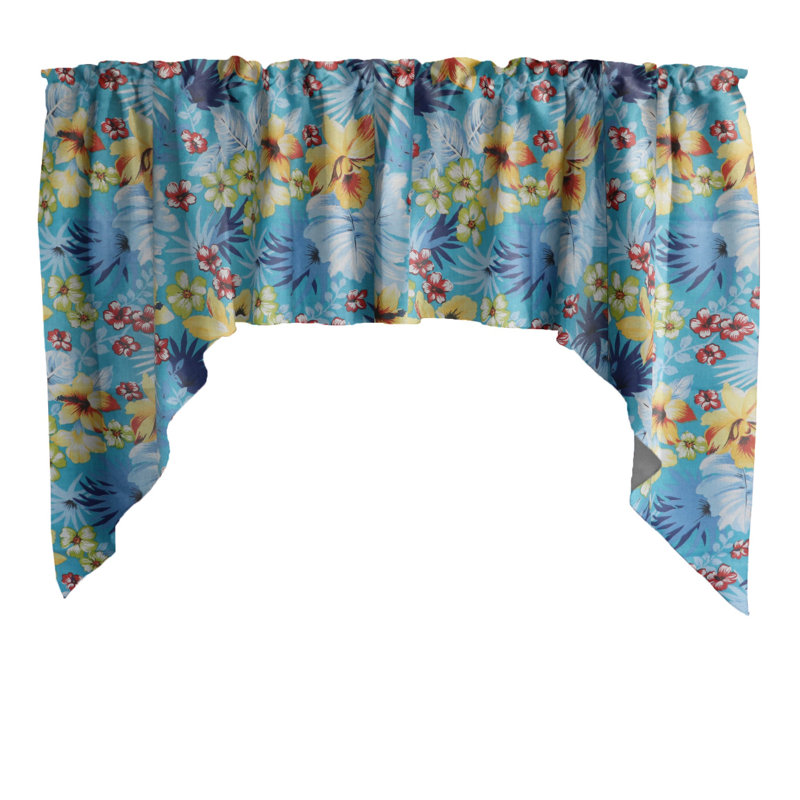 Cantonnière Hawaiian, Turquoise