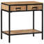 70cm Solid Wood Top Console Table