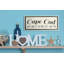 «Cape Cod» par Daphne Polselli, reproduction d'art textuel sur toile-26613683-26613682