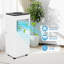 Unité de climatisation portable 8 000 BTU, climatiseur 3-en-1 avec télécommande et minuterie 24H, refroidit, déshumidifie ou ventilateurs, écoénergétique et à faible bruit, couvre jusqu'à 750 pieds carrés. pi.