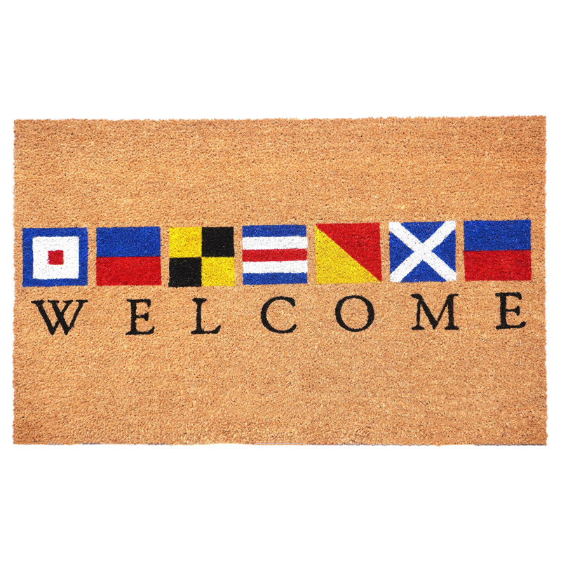 Broderic Non-Slip Outdoor Doormat, Rectangle 3' x 2'