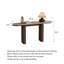Console à deux tons en travertin-132919154-132919156-132919151