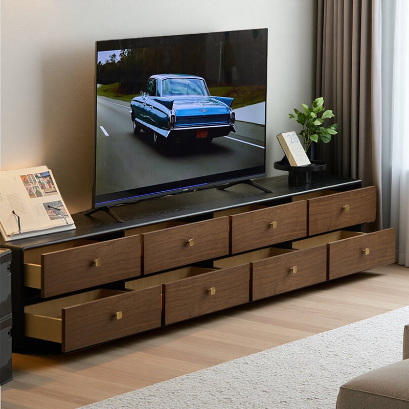 Meuble télé simple au design rétro